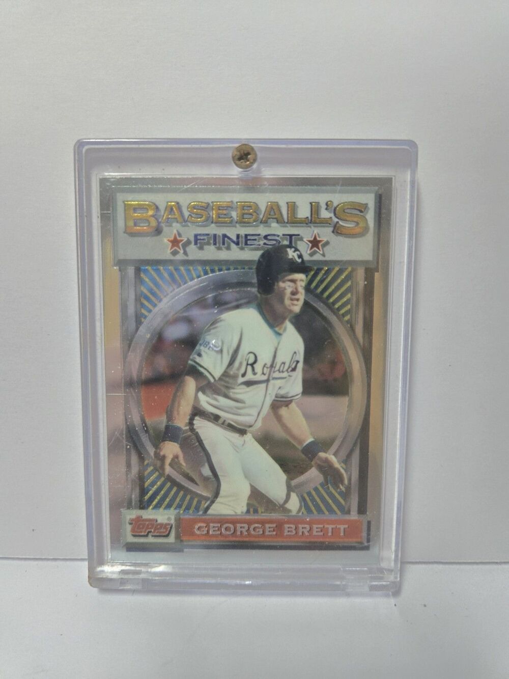 1993 TOPPS FINEST #63 GEORGE BRETT KANSAS CITY ROYALS B268